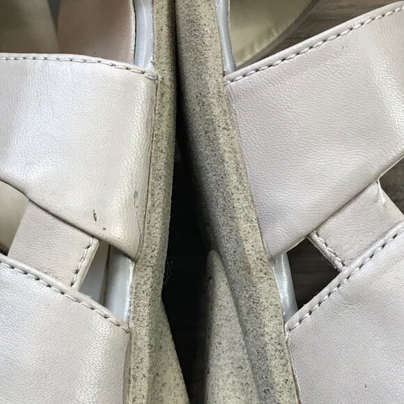 Josef Seibel Fabia Sandals Women's‎ Size 10-10.5 EU 41 Leather Gray, Taupe Flats - Picture 6 of 11